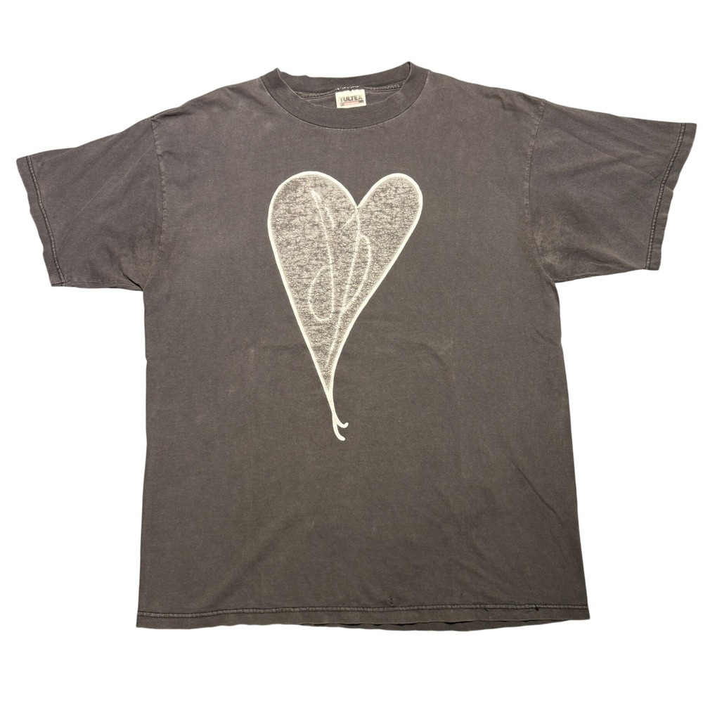 Vintage Smashing Pumpkins Mellon Collie Heart Band T-Shirt XL Tultex Black